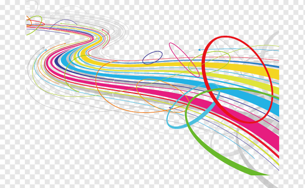 Разноцветные линии