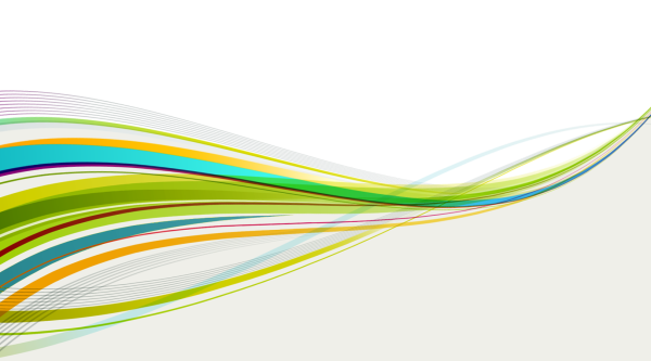 Разноцветные линии на белом фоне
