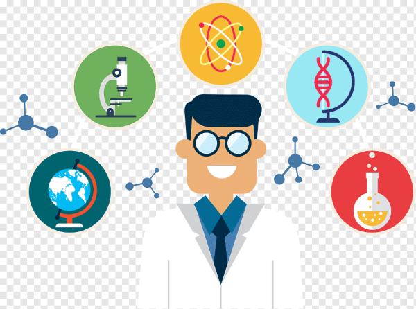 Наука на белом фоне