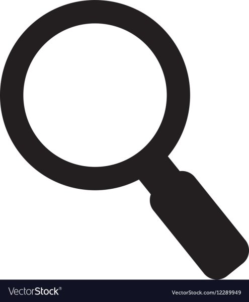 Лупа значок вектор