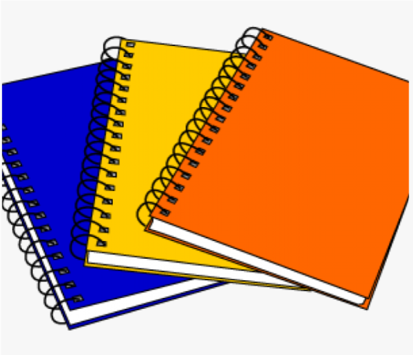 Тетрадь картинка для детей на прозрачном фоне