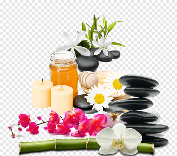 Спа процедуры на прозрачном фоне