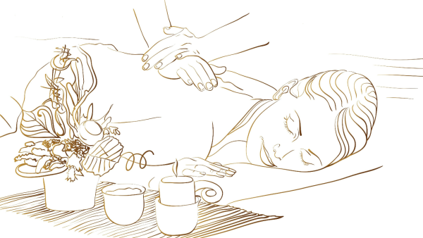 Массаж рисунок