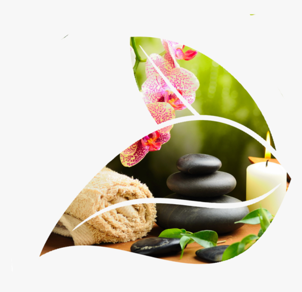 Спа на белом фоне