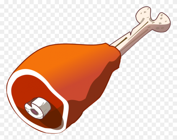 Нарисованный кусок мяса