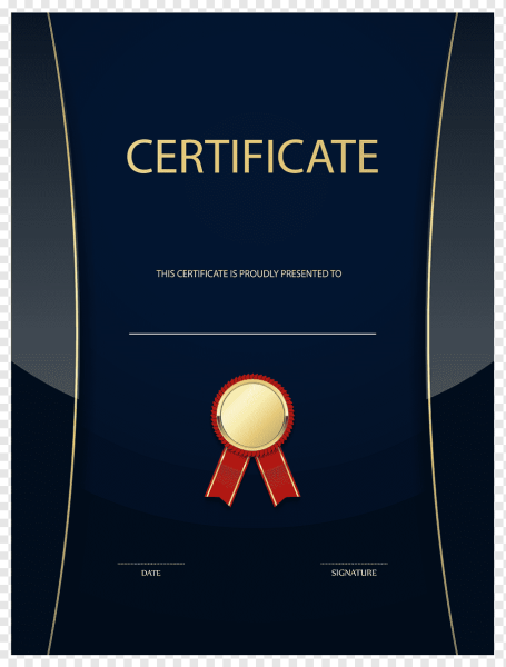 Сертификат шаблон