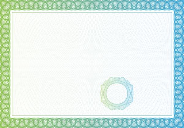 Рамка для сертификата