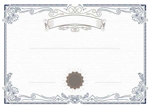 Рамка для сертификата