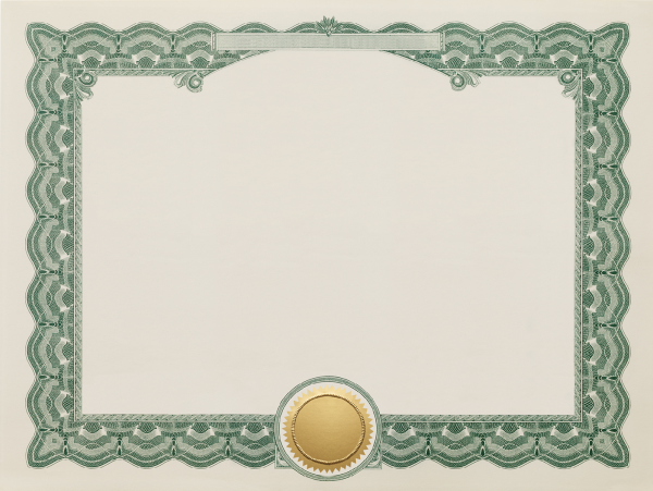 Макет купона на подарок