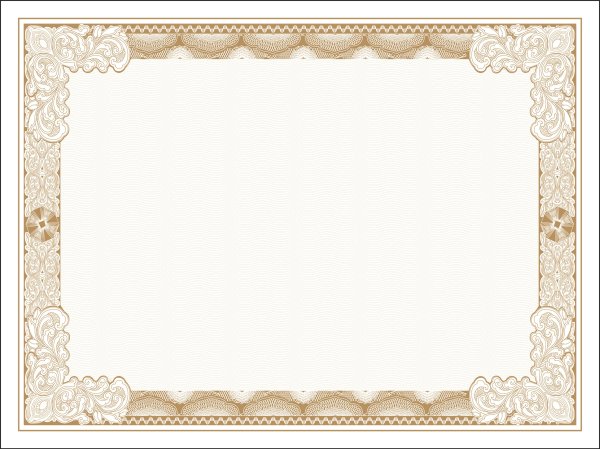 Сертификат макет дизайн