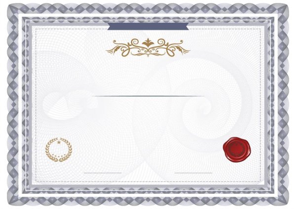 Рамка для сертификата