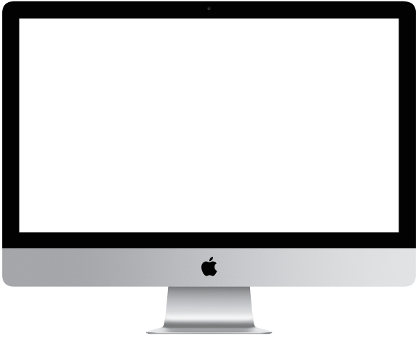 Монитор эпл белый