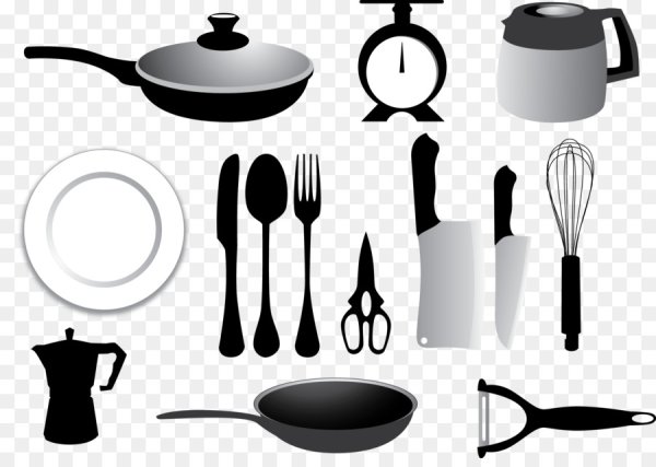Векторные кухонные принадлежности