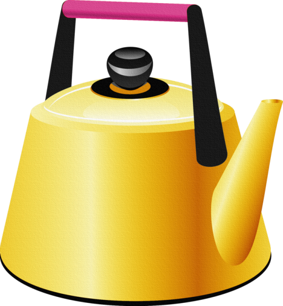 Кухонная посуда на прозрачном фоне