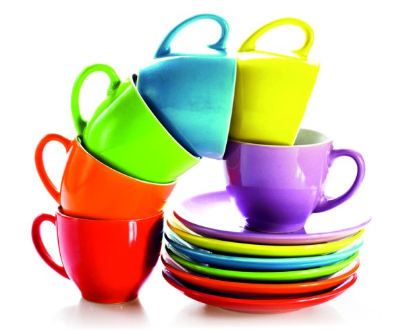 Разноцветная посуда
