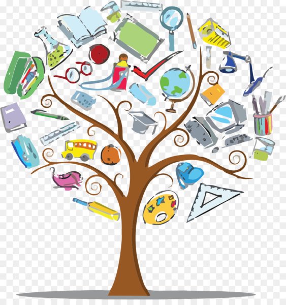 Дерево знаний на прозрачном фоне