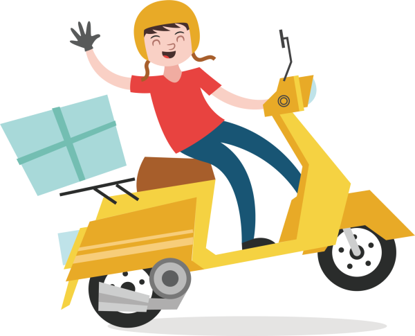 Доставка иллюстрация