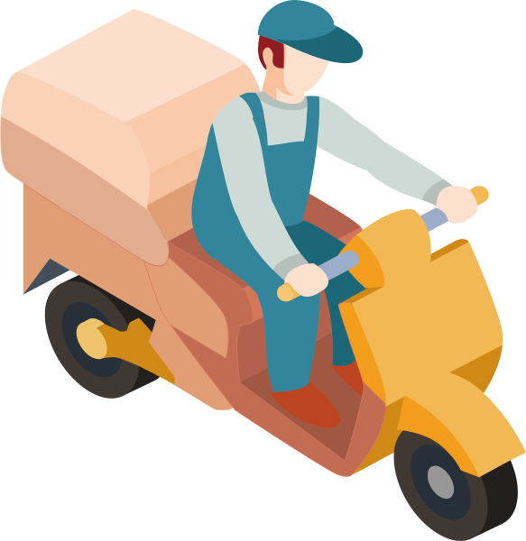 Доставка иллюстрация