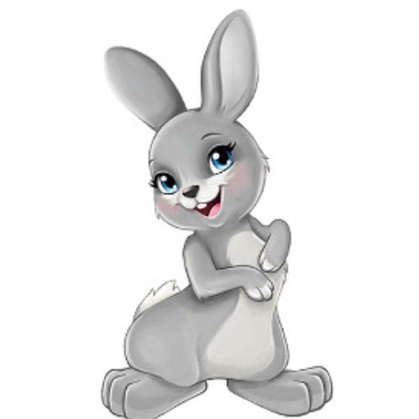 Зайчик с цветочком