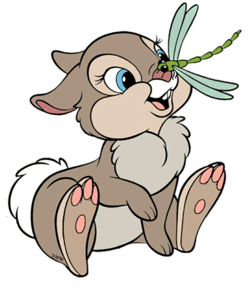 Заяц мультяшный