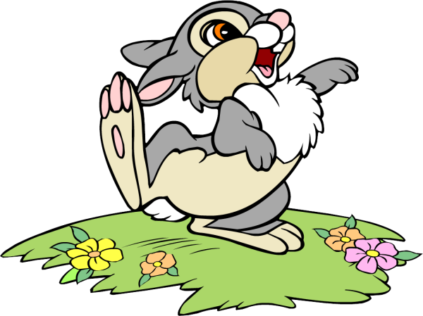 Заяц мультяшный