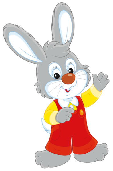 Зайчик с цветочком