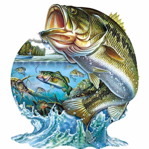 Рыбак с удочкой