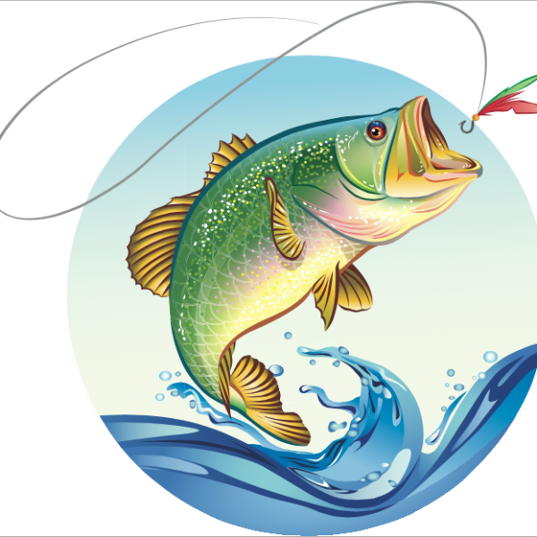 Рыбак мультяшный