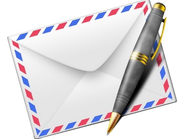 Письмо клипарт на прозрачном фоне