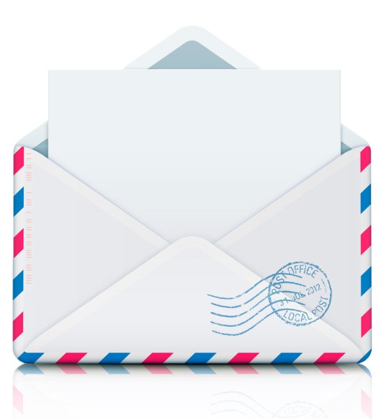 Конверт нарисованный