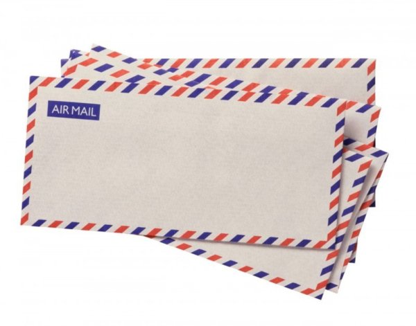 Красный бумажный конверт