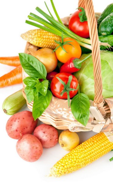 Корзина с овощами картинки