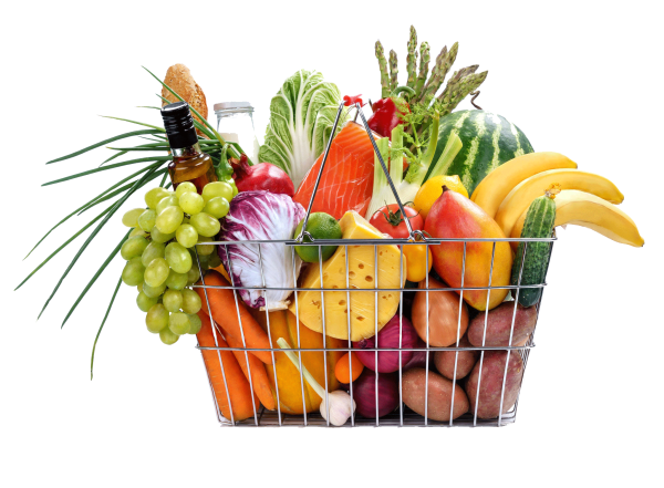 Корзина с продуктами