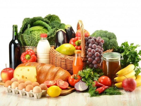 Овощи фрукты молочные продукты