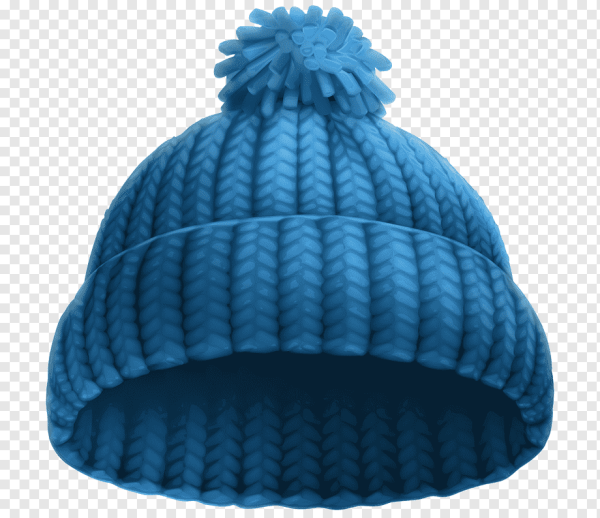 Зимняя шапка на белом фоне