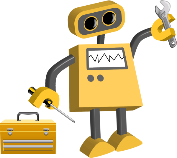 Робот мультяшка