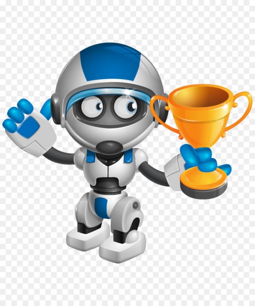 Робототехника на прозрачном фоне