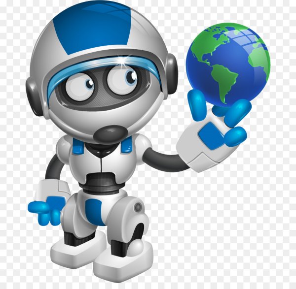 Робототехника на прозрачном фоне