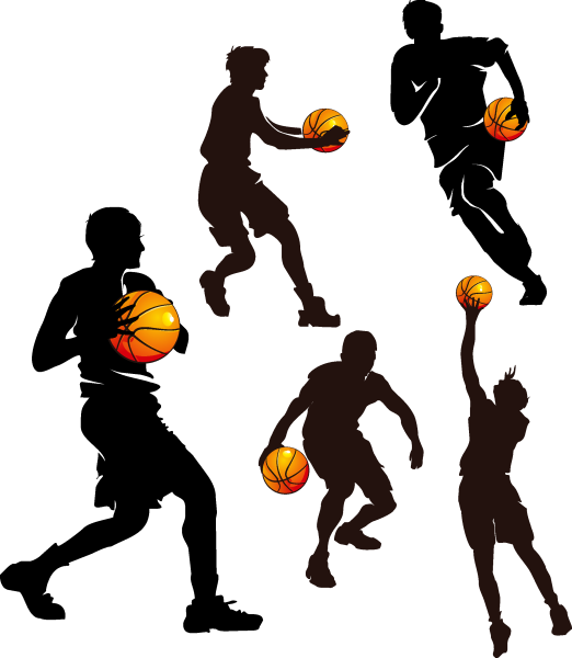 Силуэт баскетболиста