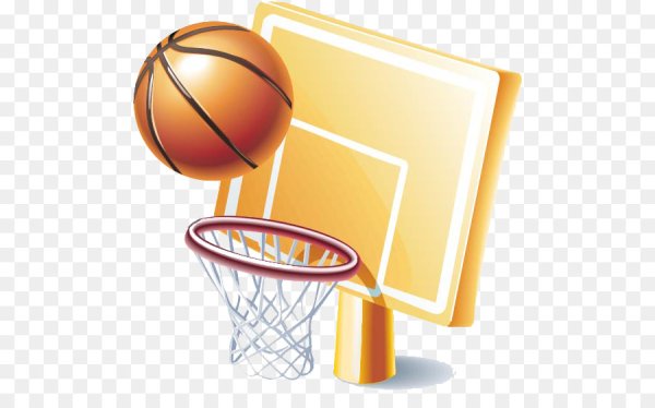 Баскетбол на прозрачном фоне