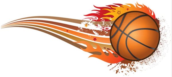 Баскетбол на прозрачном фоне