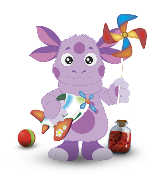 Персонажи мультфильма Лунтик