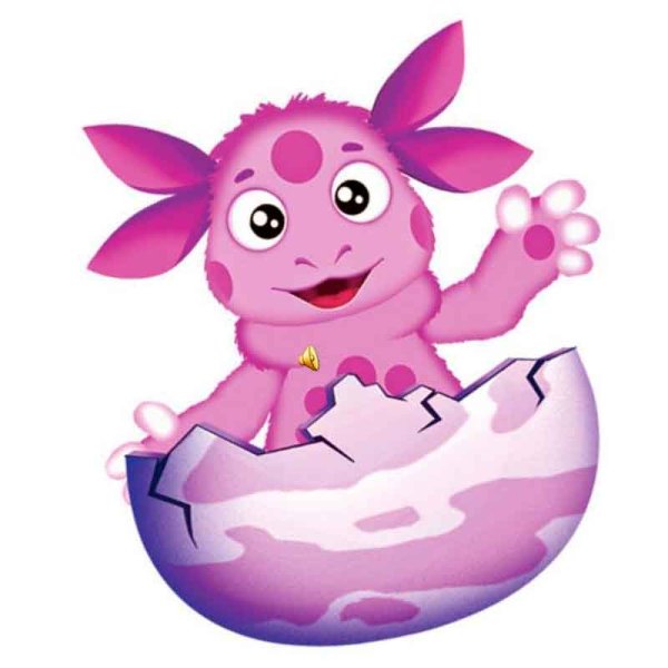 Лунтик на прозрачном фоне