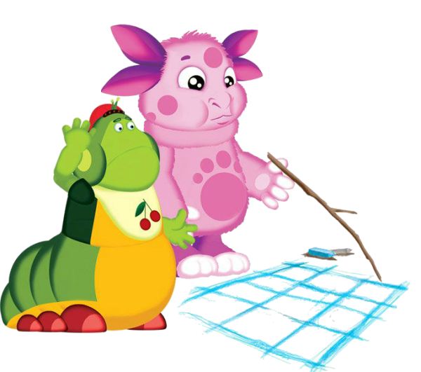 Лунтик с подарком