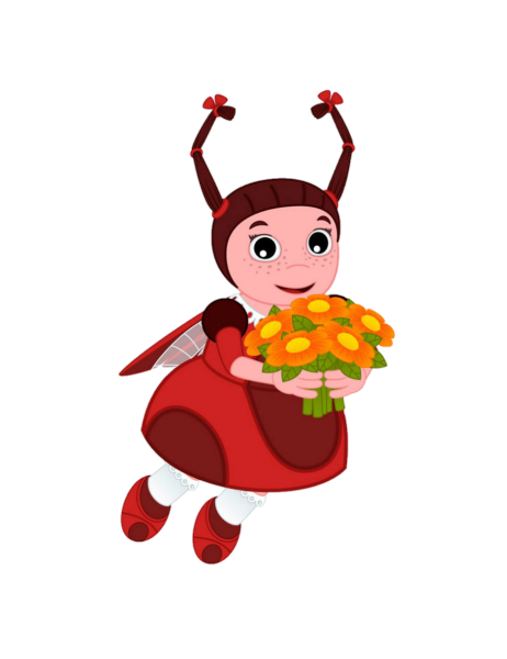 Персонаж Мила из мультика Лунтик