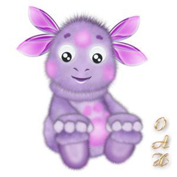 Лунтик на прозрачном фоне