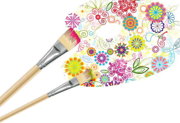 Кисти и краски