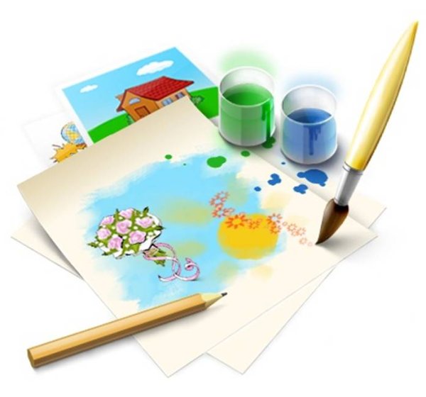 Изобразительное искусство на прозрачном фоне