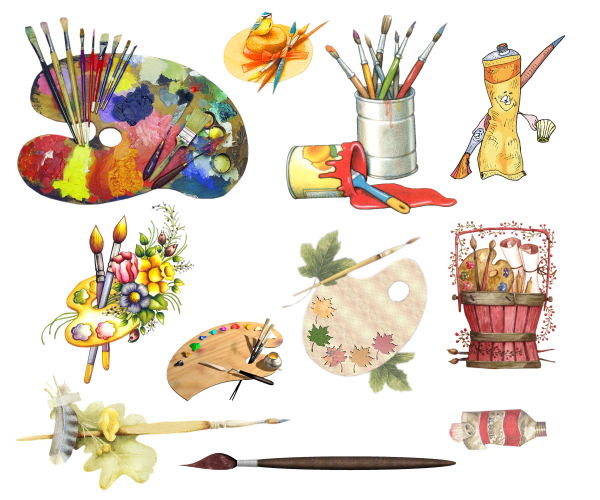 Атрибуты художника для детей