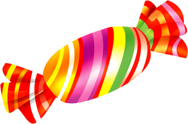 Конфеты на белом фоне